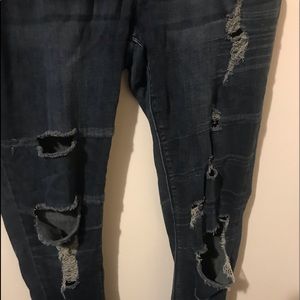 Simply Be Chloe Extreme Distressed Jeans